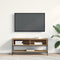 vidaXL - TV-kast - Artisan - Eiken - 100x35x45 - cm - Geengineerd - Hout - en - Staal