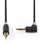 Nedis CABW22600AT10 - 3.5mm kabel - Verbinding smartphone/tablet met homecinema/autoradio - Grijs