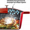 Stoneline induction roaster 32 cm, roaster with lid, cast aluminum coated pot with real stone particles, casserole oven-safe, roaster color: red