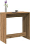 vidaXL - Bartafel - 102x50x103,5 - cm - bewerkt - hout - artisanaal - eikenkleur