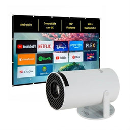 Iggual Pack mini projector - HD 1280 x 720 px - 120" scherm - Wit