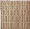 vidaXL - Kamerscherm - 4 - panelen - poly - rattan - beige