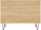 vidaXL - Salontafel - 60x44,5x45 - cm - bewerkt - hout - sonoma - eikenkleurig