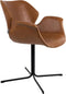Zuiver Nikki Armstoel - Bruin - Set Van 2