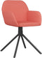 vidaXL - Eetkamerstoelen - draaibaar - 2 - st - fluweel - roze