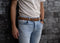 Zenino Colton - Lederen riem - Verstelbaar - Cognac - 105cm