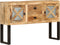 vidaXL - Dressoir - 110x30x74 - cm - ruw - mangohout