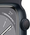 Apple Watch Series 8 - Smartwatch - GPS - 41mm - Aluminium - Sportbandje Zwart