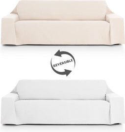 Bankhoes Eysa SILVER Wit 400 x 270 cm