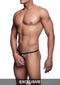MOB EROTICWEAR - BLACK OPEN THONG S/M