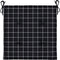 vidaXL - Tuinstoelkussens - 4 - st - ruitpatroon - 40x40x3 - cm - stof - zwart