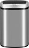 Automatische Prullenbak - Sensorprullenbak - 50 Liter - Zilver - Rechthoek