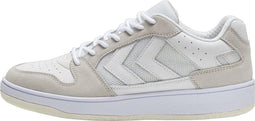 hummel ST Power Play Low Sneakers Heren - Tennis geïnspireerd - Suède en leer - Marshmallow