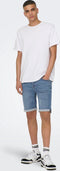 ONLY & SONS ONSPLY JOG BLUE SHORTS PK 8584 DNM NOOS Heren Broek - Maat M