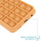 iMoshion Hoesje Geschikt voor Samsung Galaxy A02s Hoesje Siliconen - iMoshion Pop It Fidget Toy - Pop It hoesje - goud