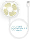 iMoshion USB Tafelventilator - USB Ventilator - Mini Ventilator - Compact - 3 Windstanden - Wit