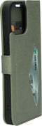 Mobiparts iPhone 13 Pro Max - Classic Wallet Case - Ruimte voor pasjes - Groen