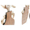 Decoratieve figuren Home ESPRIT Natuurlijk Vaas Boho 28,5 x 2 x 50 cm (4 Stuks)