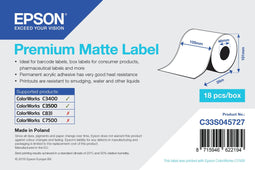 Epson Premium Matte Label - Printlabel - 105mm x 35m - Wit