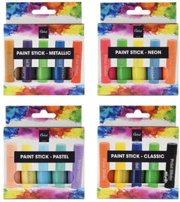 Verfstick Set, 5st.
