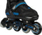 Nijdam Blue Blaze - 2-in-1 Combo Skeelers - Verstelbaar 33-36 - Zwart/Blauw