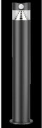 Zonnepaal - GALIX - G4585C - Hoge helderheid - Roestvrij staal met detector - H50 cm - 150 Lumen