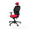 Bureaustoel met hoofdsteun Piqueras y Crespo 1D036G1 Rood