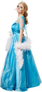 dressforfun IJsprinses XL - verkleedkostuum - zijdig glanzend - blauw/wit