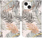 iMoshion Hoesje Geschikt voor iPhone 14 Hoesje Met Pasjeshouder - iMoshion Design Softcase Bookcase - Goud / Glamour Botanic