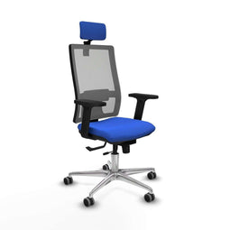 Horna Traslack Piqueras y Crespo 2D086G2 - Bureaustoel - Hoofdsteun verstelbaar - Blauw