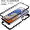 iMoshion Hoesje Geschikt voor Samsung Galaxy A15 (5G) / A15 (4G) Hoesje - iMoshion 360° Full Protective Case - Zwart / Transparant