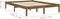 vidaXL - Bedframe - massief - hout - honingbruin - 120x190 - cm