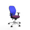 Piqueras y Crespo 1D086N0 - Bureaustoel - Verstelbare hoogte met armleuning - Paars