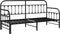 vidaXL - Zwart - Dagbedframe - met - Bedlade, - 75x190 - cm, - Staal