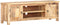vidaXL - Tv-meubel - 120x30x40 - cm - ruw - mangohout