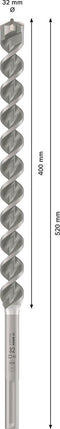 Bosch 2 608 685 875 - Hamerboor SDS-Max 32 mm - 4 snijkanten - 32x400x520 mm