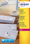 Avery L7159-40 - Adresetiketten - JamFree en QuickPeel - Wit (40 stuks)