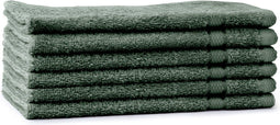 LINNICK Pure Gastendoek - 100% Katoen - Olive Green - 30x50cm - Per 6 Stuks