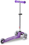 Micro - Mini Micro Deluxe - 3-wiel step met LED moon wielen - Paars