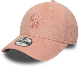New Era - Kinderpet 4 tot 6 jaar - New York Yankees Youth MLB Towelling Pastel Pink 9FORTY Adjustable Cap
