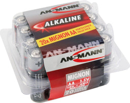 ANSMANN RED - Alkaline Batterijen AA - 20-pack 1,5V (20 stuks)