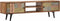 vidaXL - Tv-meubel - 140x30x40 - cm - massief - acaciahout