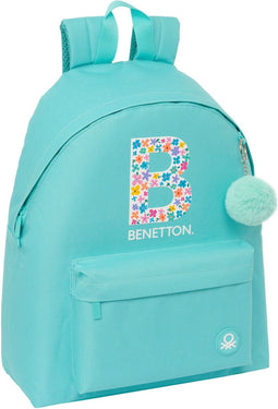 Safta 42 Cm Benetton Rugzak Groen