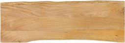 vidaXL - Tafelblad - met - natuurlijke - rand - 120x40x3,8 - cm - massief - mangohout