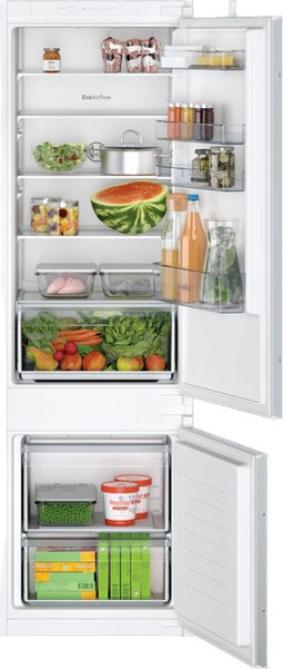 Bosch Serie 2 KIV87NSE0 - Inbouw koel-vriescombinatie - Low Frost technologie - Kleur wit