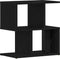 vidaXL - Nachtkastje - 2 - stuks - Zwart - Eiken - 50x30x51,5 - cm - Engineered - Hout