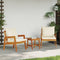 vidaXL - Tuinstoelen - 2 - stuks - 59,5x65x71,5 - cm - Massief - acaciahout