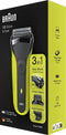 Braun Series 3 300BT - Elektrisch Scheerapparaat 3-in-1 - Zwart/Groen