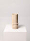 Mooisa Travertine Moli Vaas Langwerpig Rond Ø12x25cm
