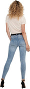 ONLY ONLMILA HW SK ANK DNM BJ13502-1 NOOS - Dames Jeans - Maat W28 X L30 - Denim